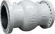axial flow check valve